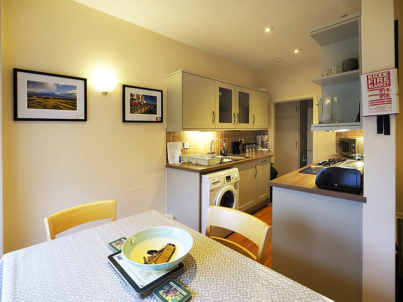 Dining Area and Kitchen - 3c Gillespie Terrace, St Andrews